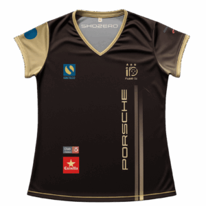 Camiseta pico mujer sublimada